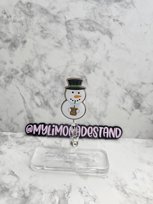 Ice Coffee Snowman Interchangeable