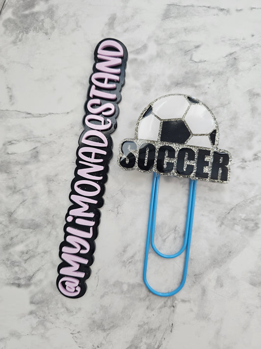 Soccer Bookmark