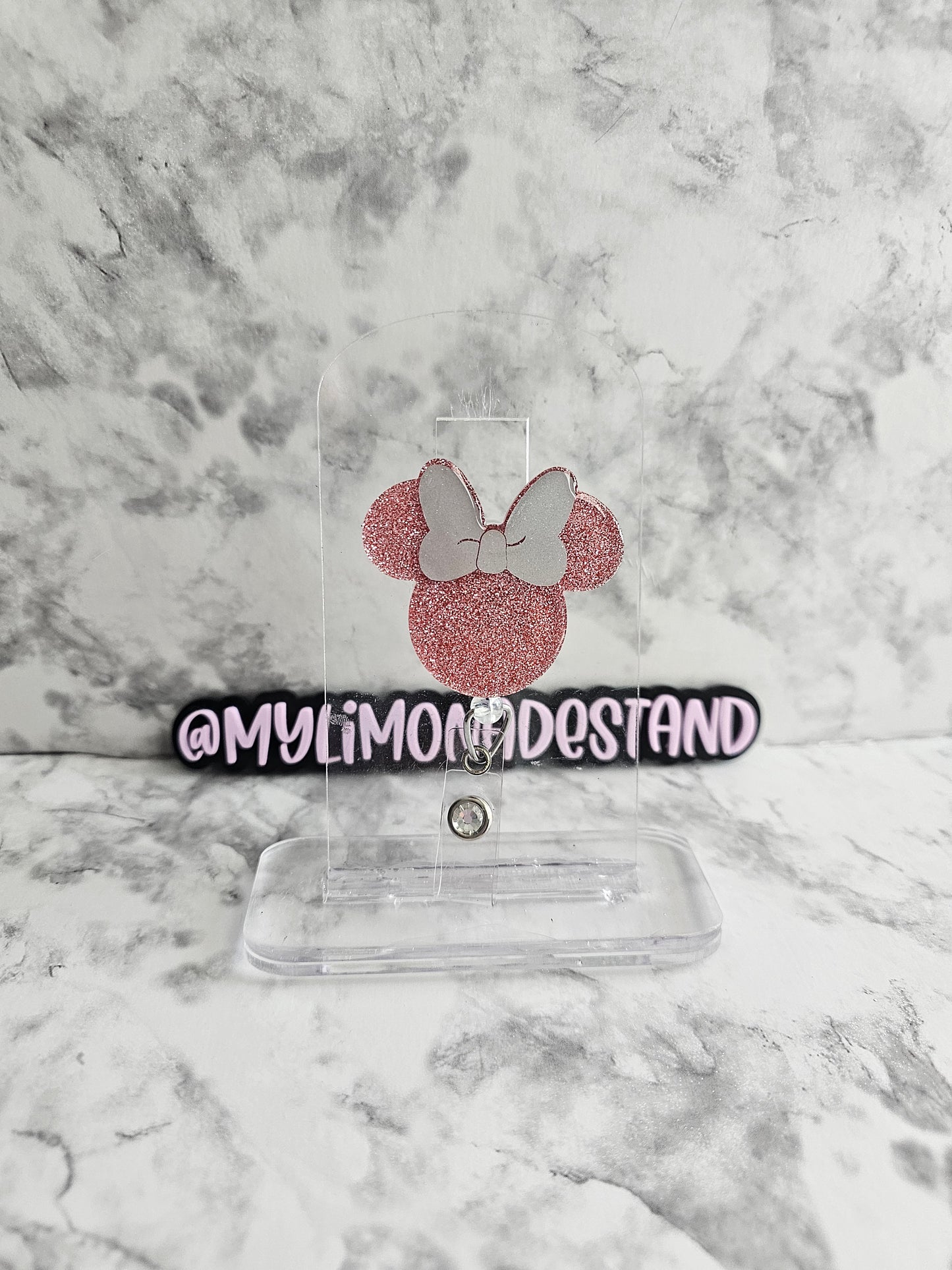 Pink and Silver Mouse Interchangeable