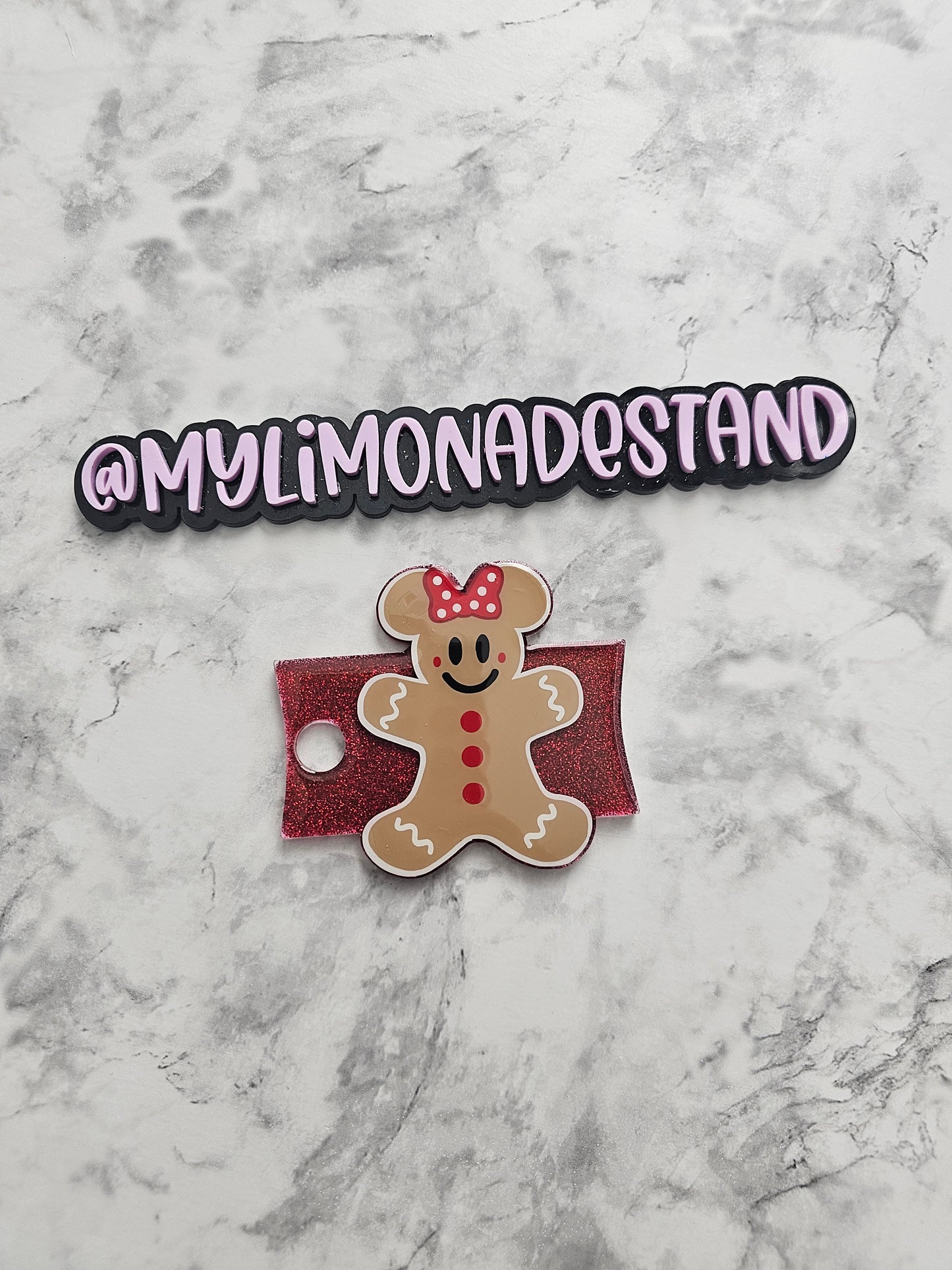 Gingerbread Mouse Cup Tag