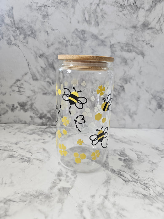 Bee Glass Tumbler