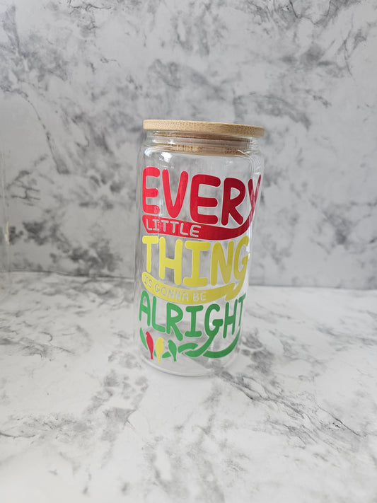 Every Little Thing Glass Tumbler