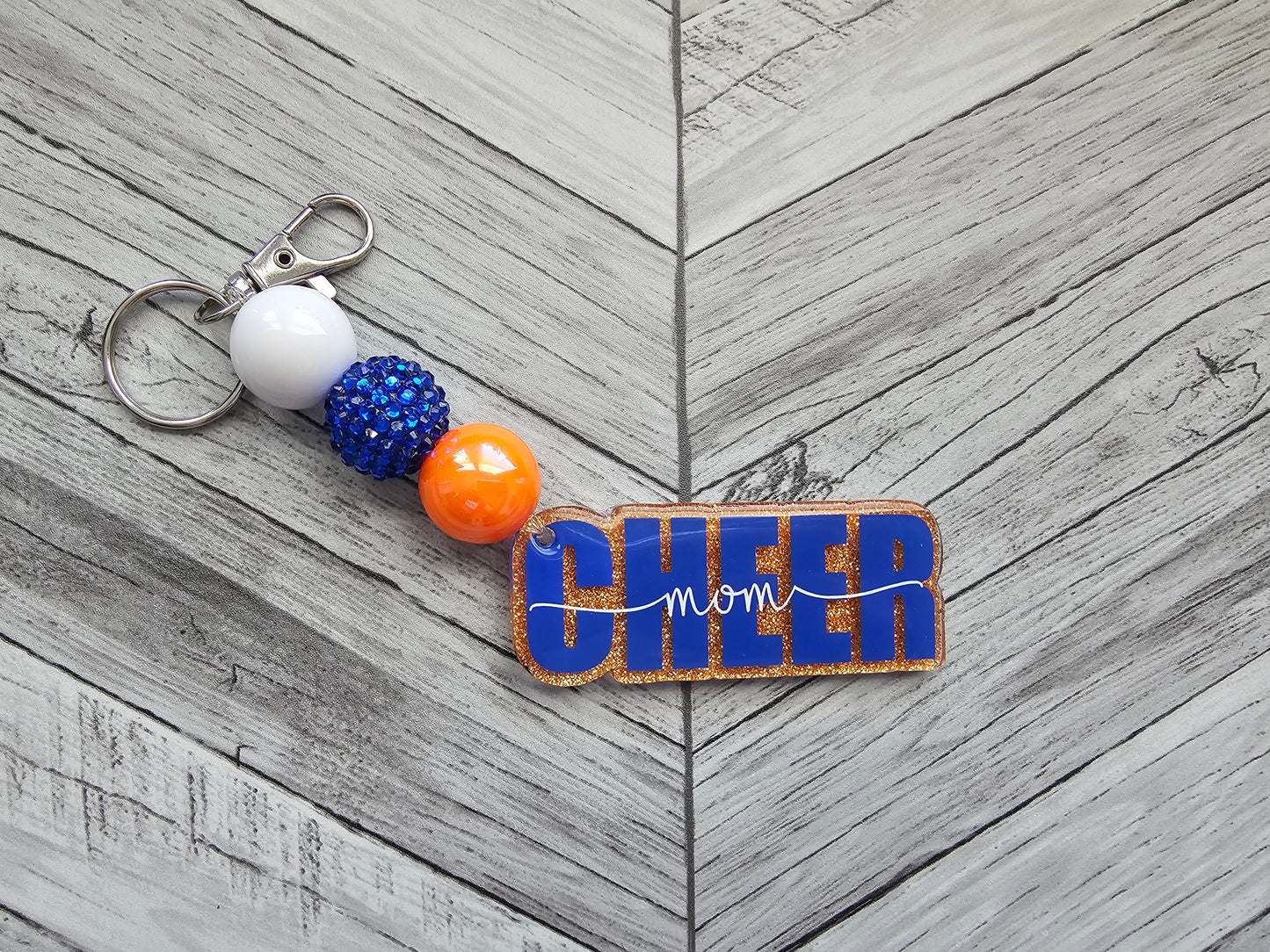 Cheer Mom Keychain