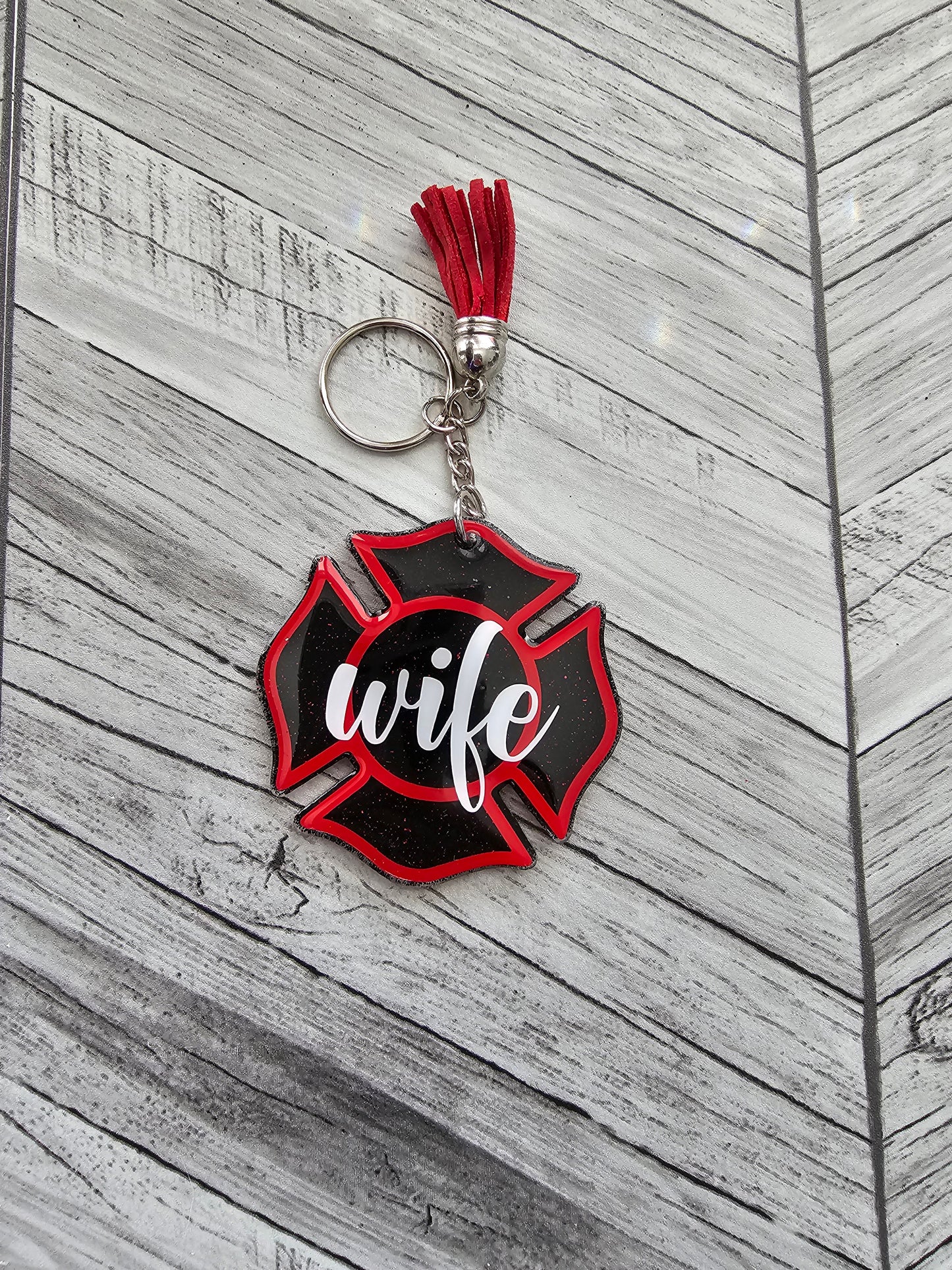 Fire Wife Keychain