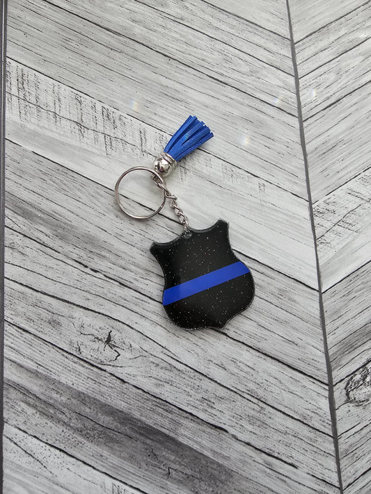 Blue Lives Keychain