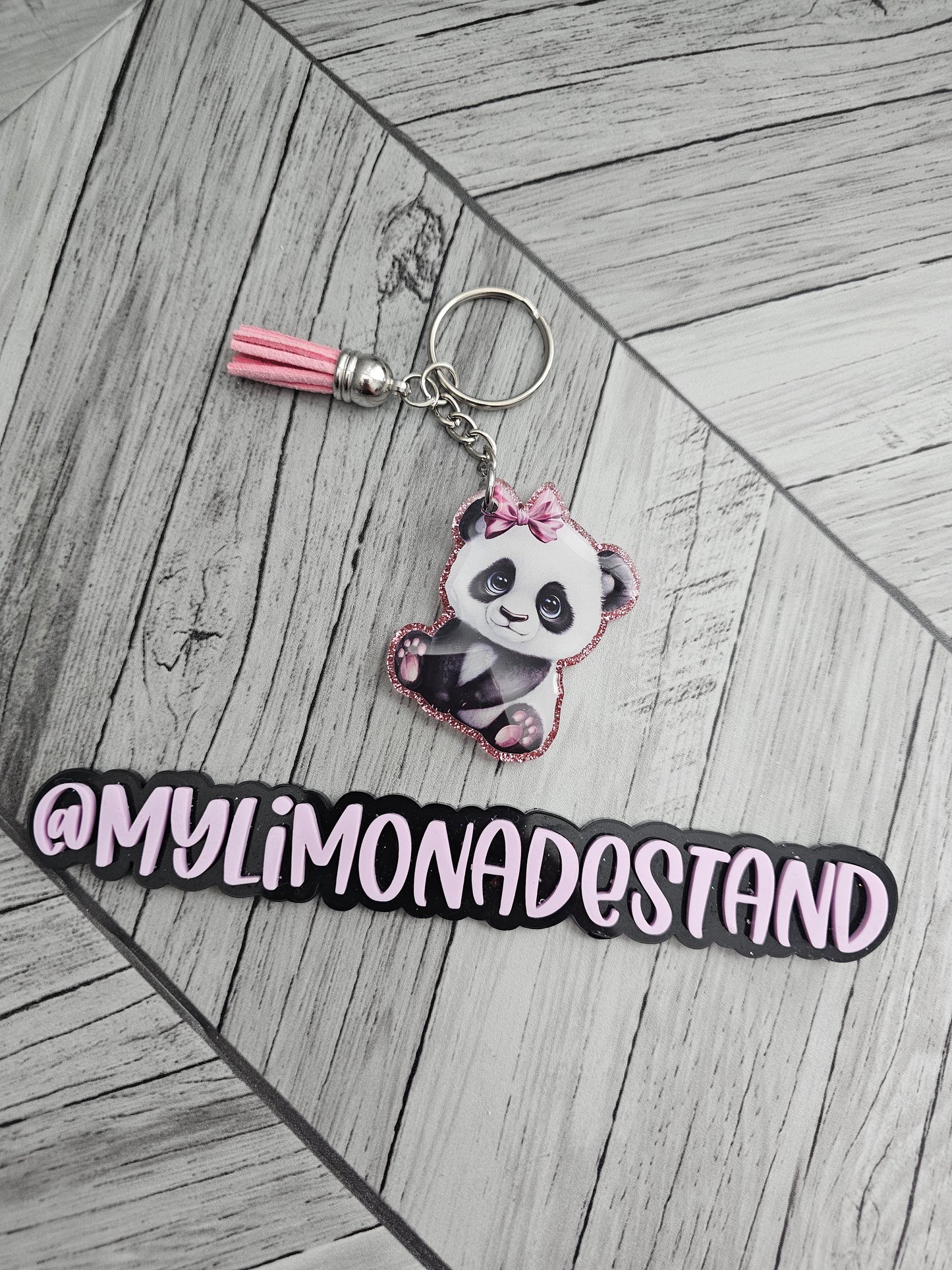 Cute Panda Keychain