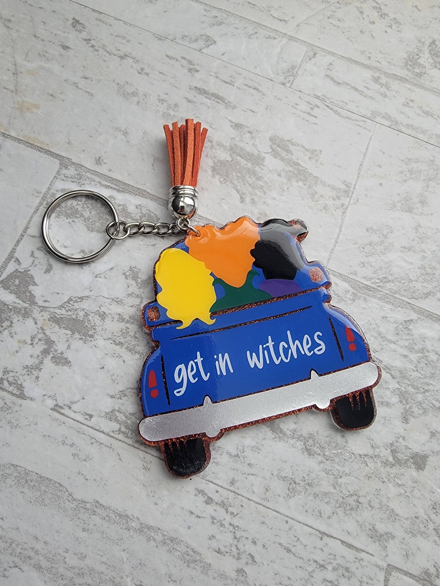 Get In Witches Keychain