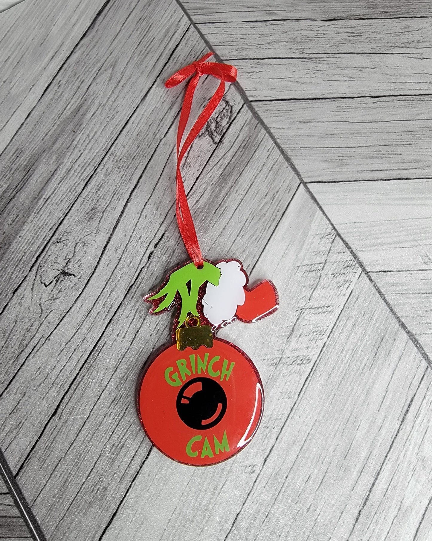 Grinch Cam Ornament