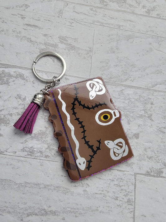 Spell Book Keychain