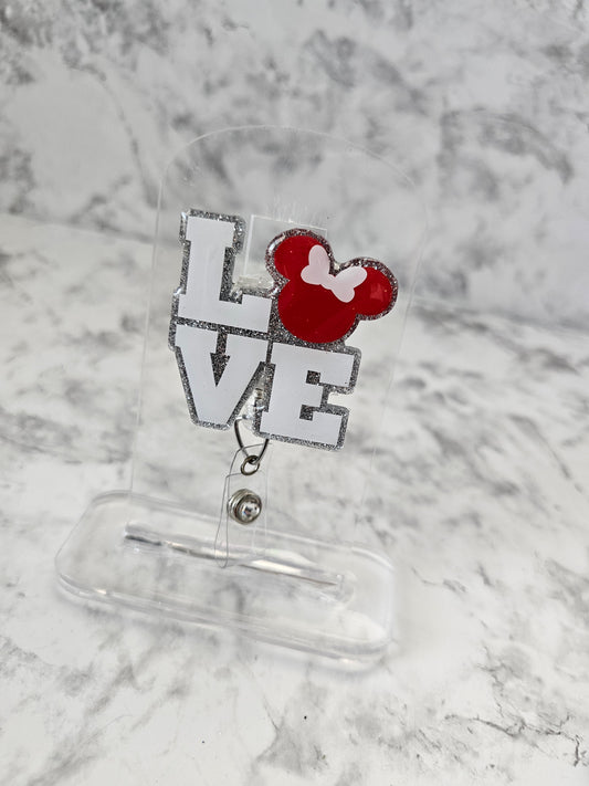 Love Bow Mouse Silver Interchangeable